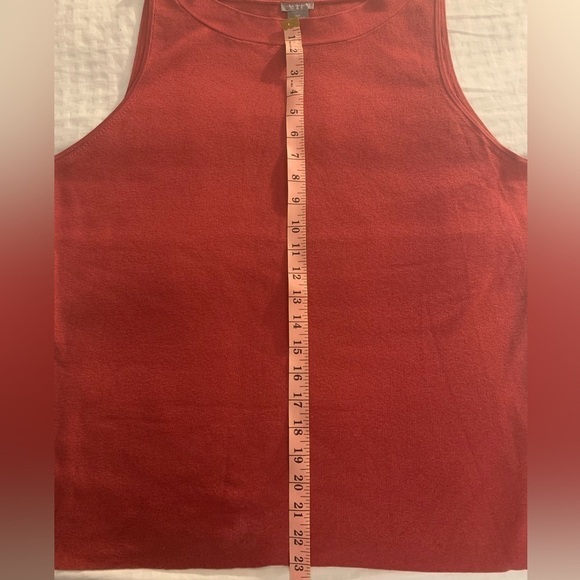 Ann Taylor Red Plum Sleeveless Knit Top - Picture 10 of 14